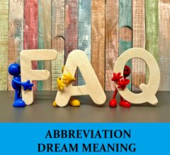 Dream About Abbreviations