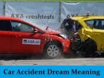 Dream About Car Crash Meanings