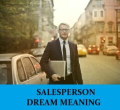 Dream About Salesperson